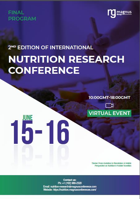 2nd Edition of  International Nutrition Research Conference | Online Event Program